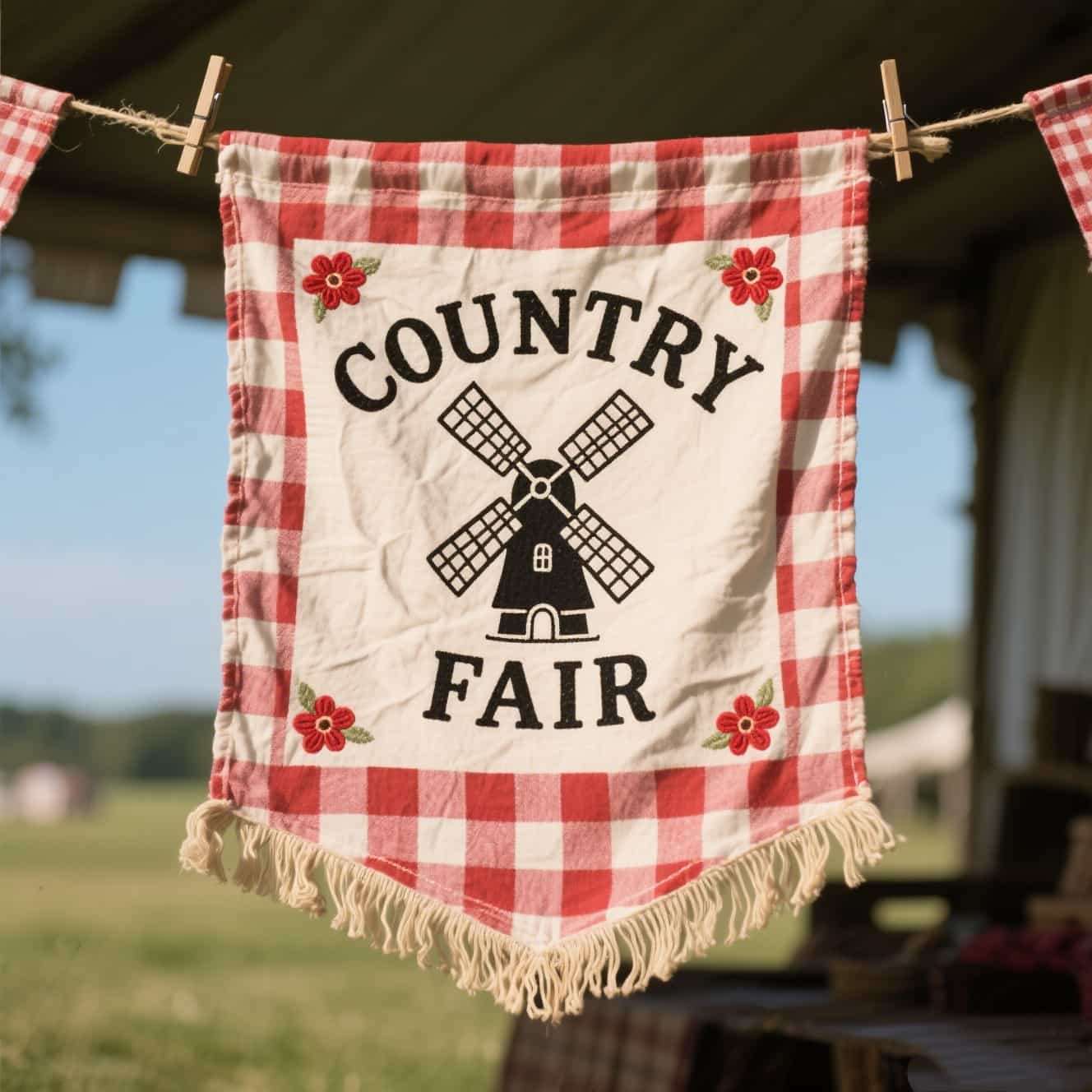 Fabric Flag 