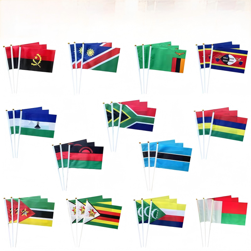 Hand Waving Flag