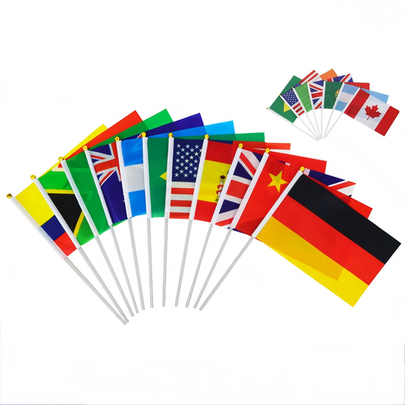 Hand Waving Flag
