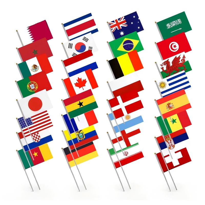 Hand Waving Flag